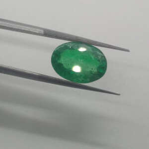 2.93ct Rich Pakistan Green Oval Cut Emerald/