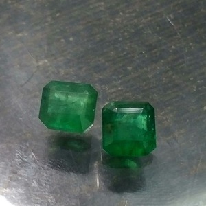 6.97ct zambian emeralds octagon step cut | Jewelfields