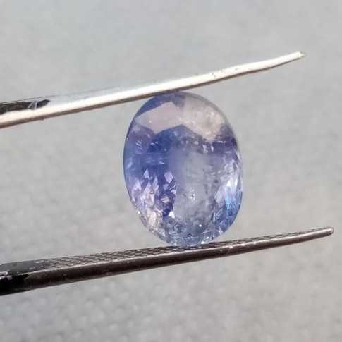 4.95ct violet blue oval shape Ceylon sapphire