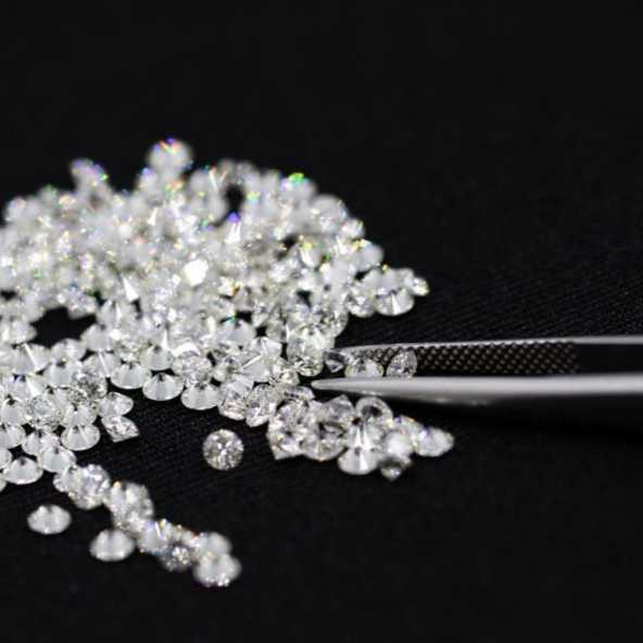 0.8mm-1.2mm J K color VS SI purity melee diamonds | Jewelfields.com/