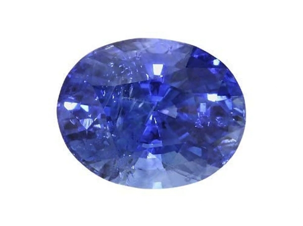 Natural blue sapphire gem