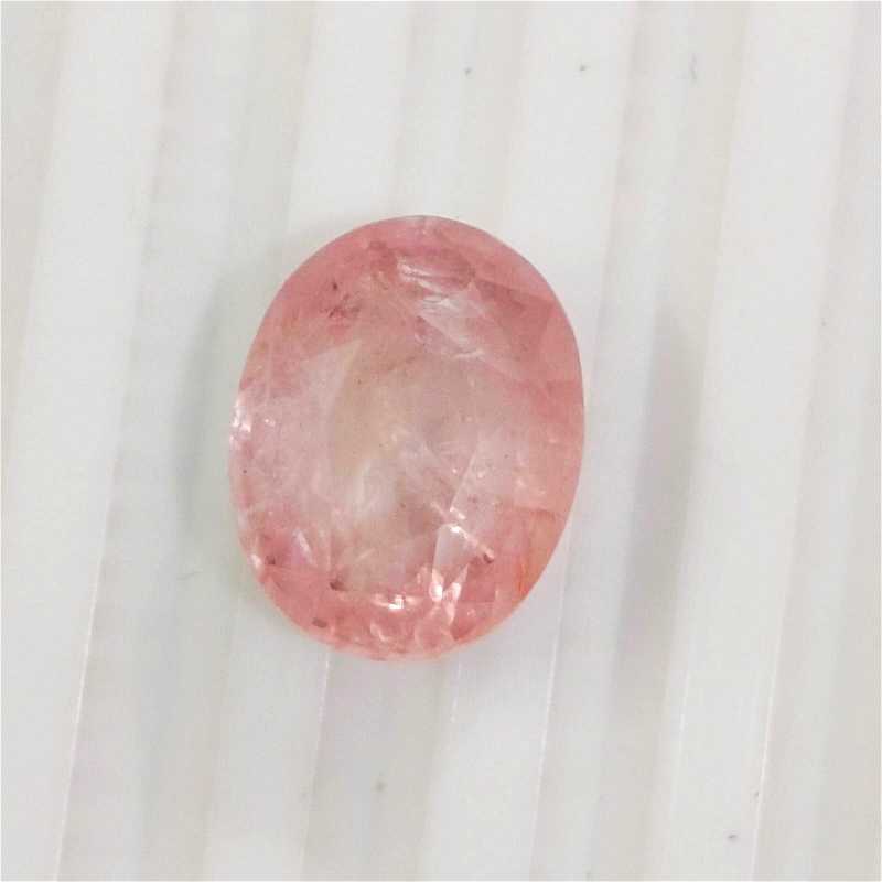 9.04ct IGI certified light orange pink padparadscha sapphire gem