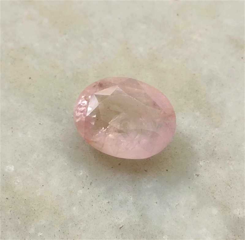 9.04ct IGI certified light orange pink padparadscha sapphire gem