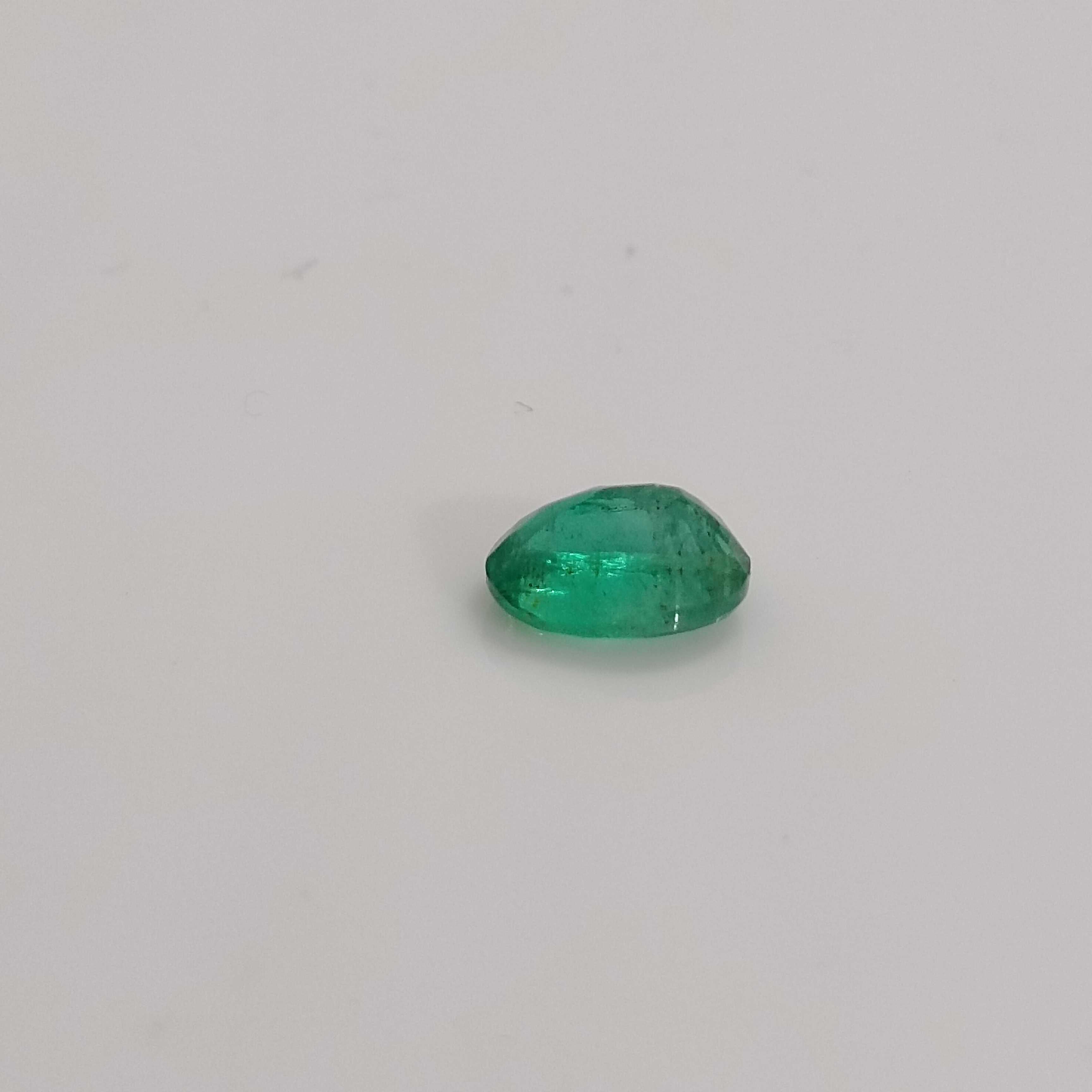 1.97ct neon green Panjshir oval cut emerald gem certified 