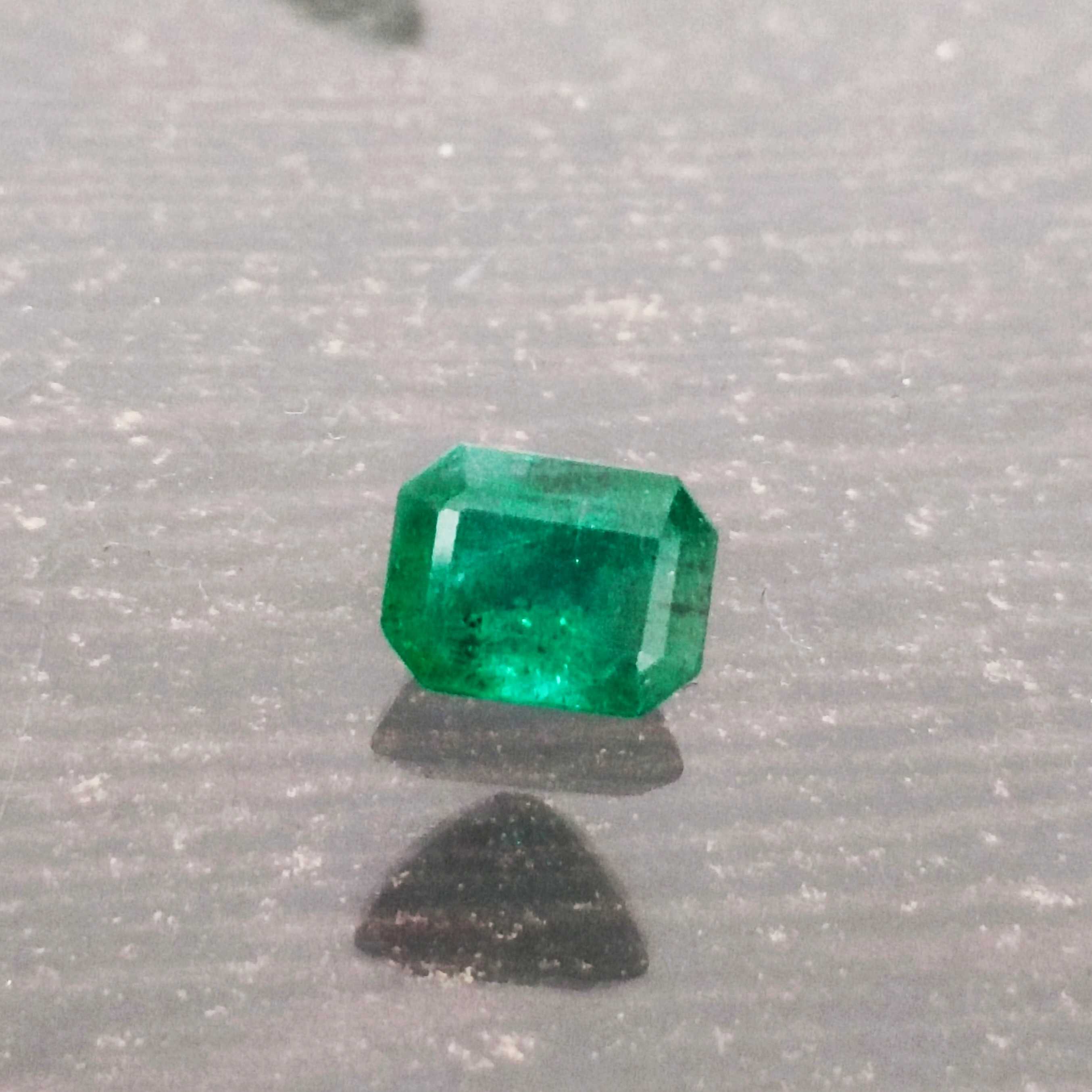 2.38ct deep velvet green octagon emerald gem