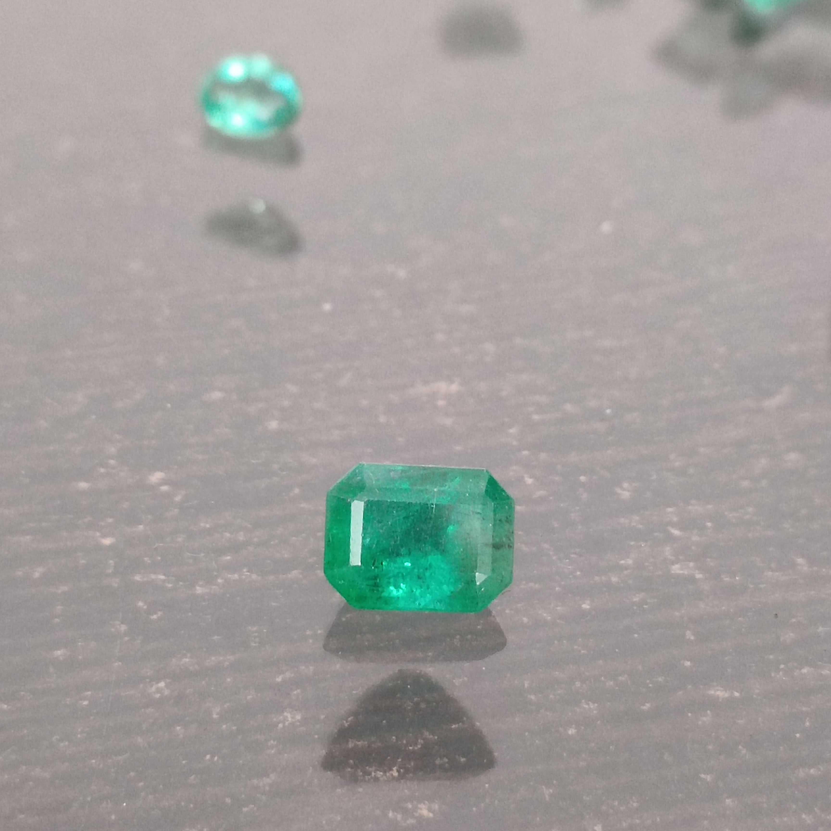 2.38ct deep velvet green octagon emerald gem