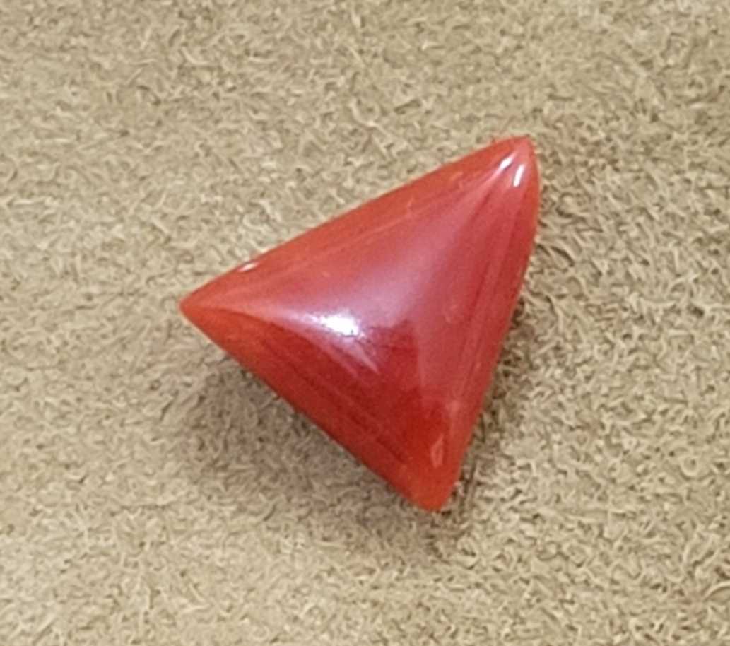 4.13ct (4.50 ratti) natural red coral stone