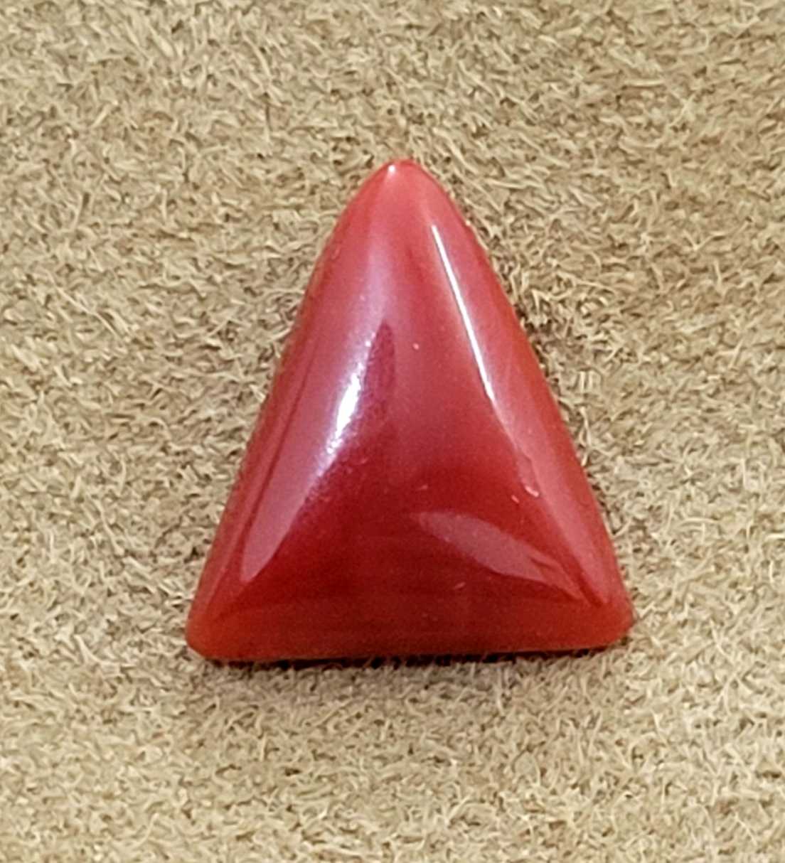 3.66ct (3.98 ratti) natural red coral gemstone 