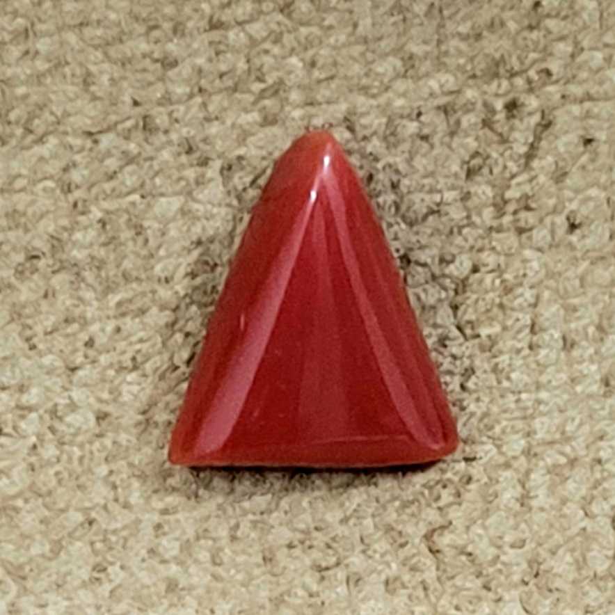 4.05 ct ( 4.41 ratti) natural red coral gemstone /