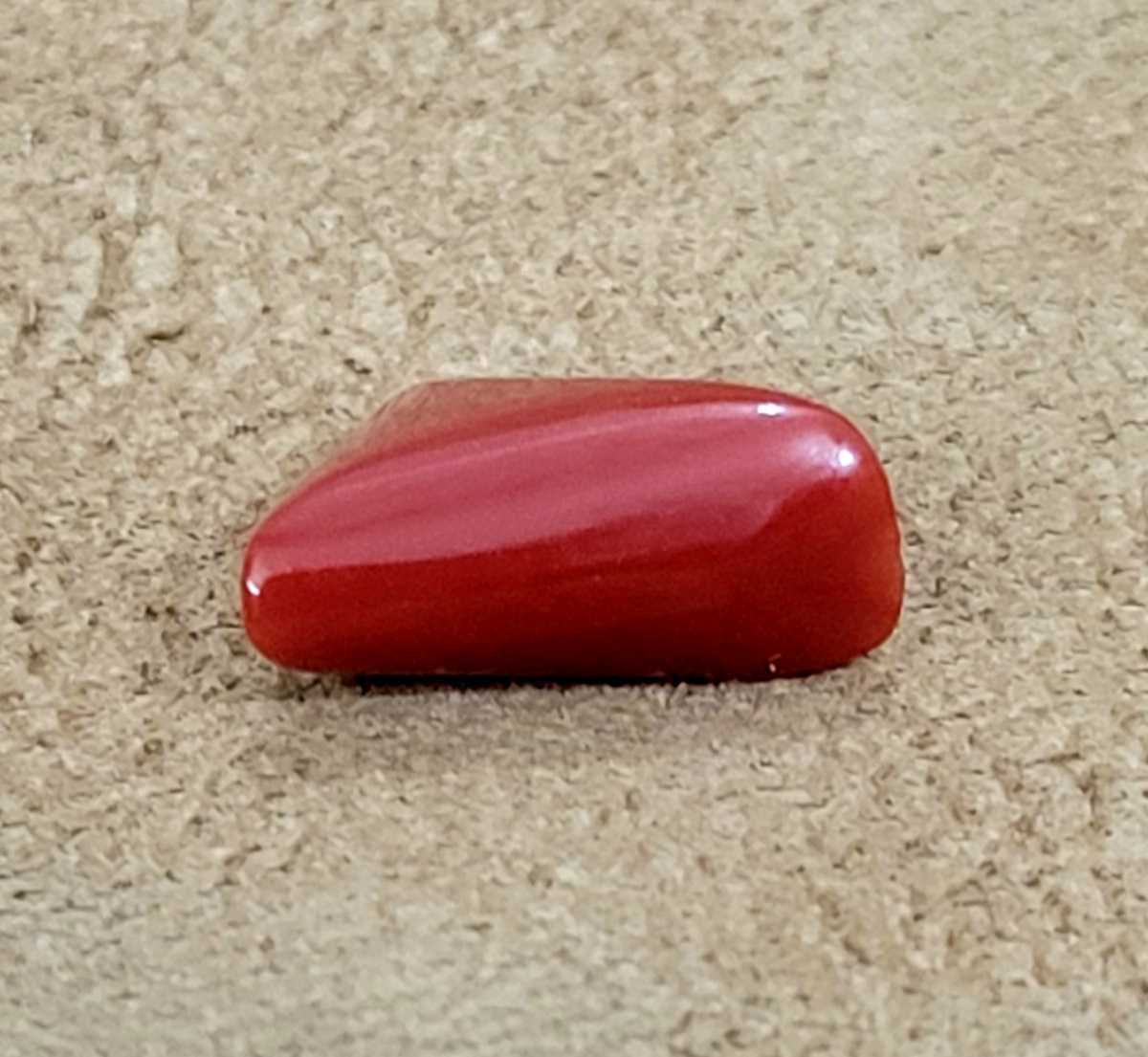 4.05 ct ( 4.41 ratti) natural red coral gemstone 