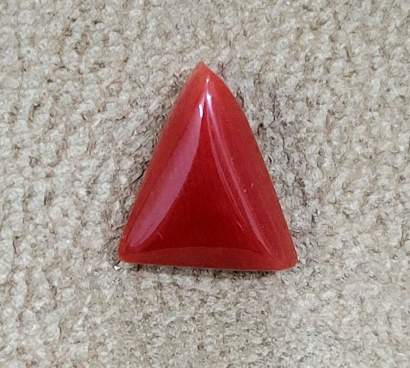 4.05 ct ( 4.41 ratti) natural red coral gemstone 