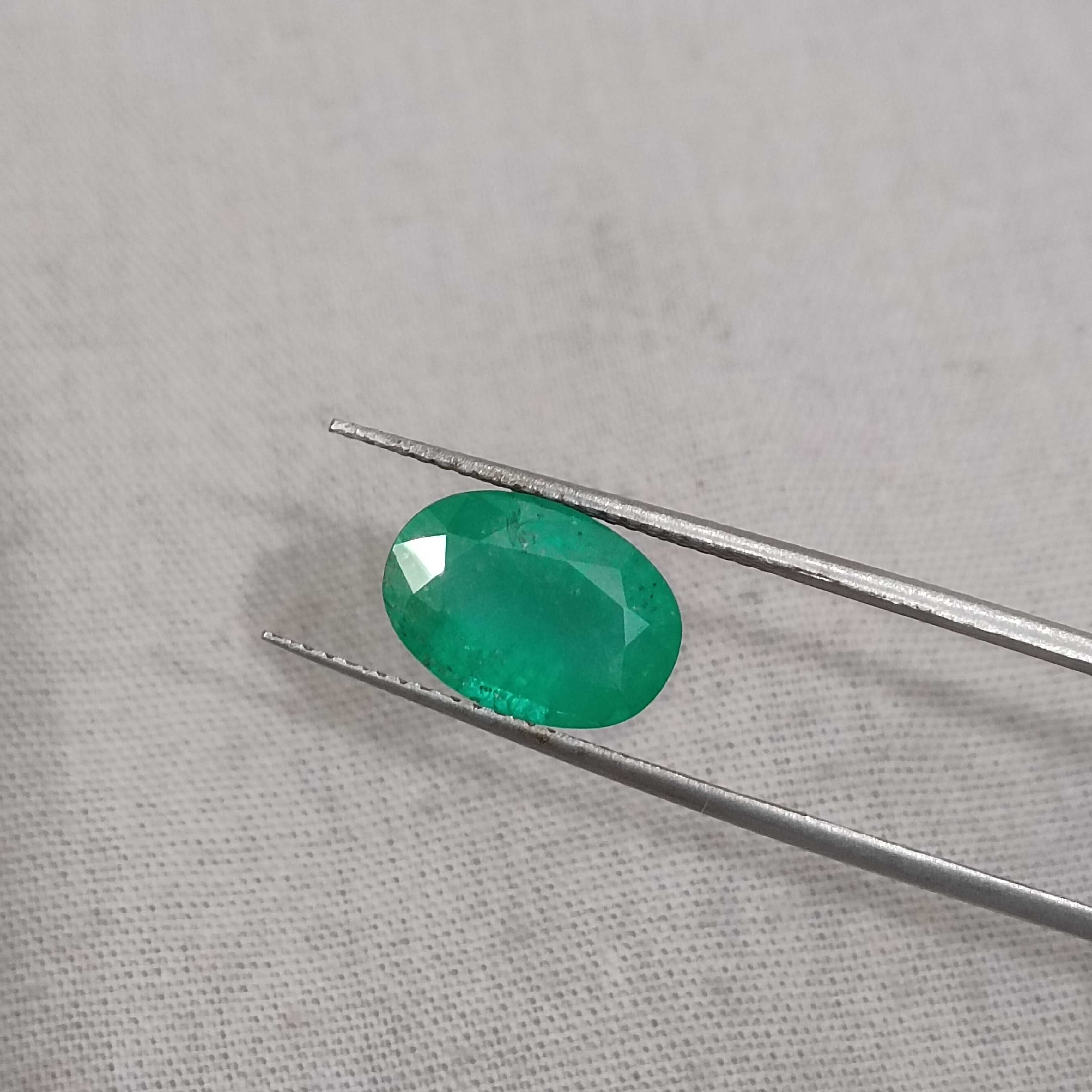 2.48ct medium grass green oval cut  Pakistan origin emerald stone