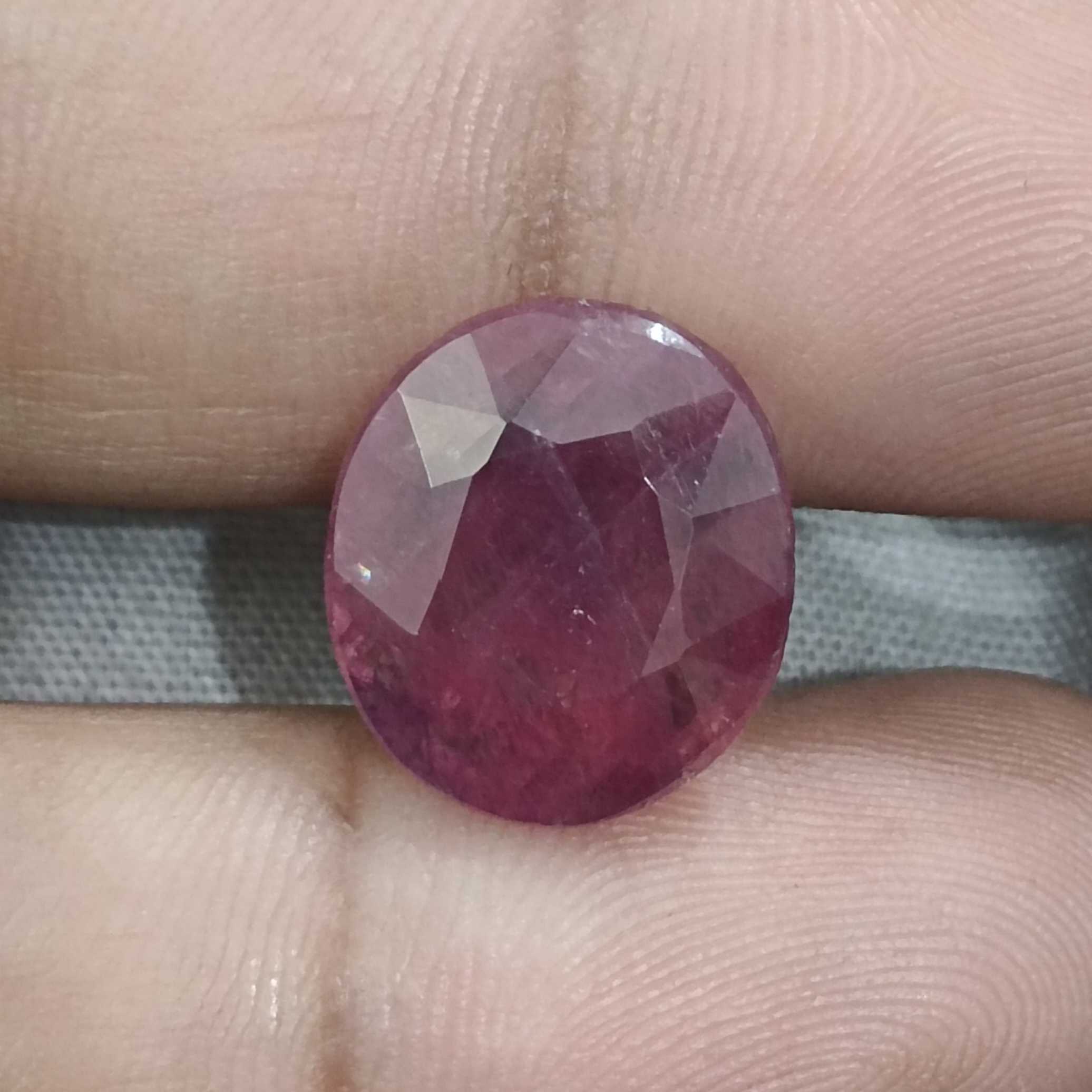 10.00ct natural unheated African origin ruby gemstone/