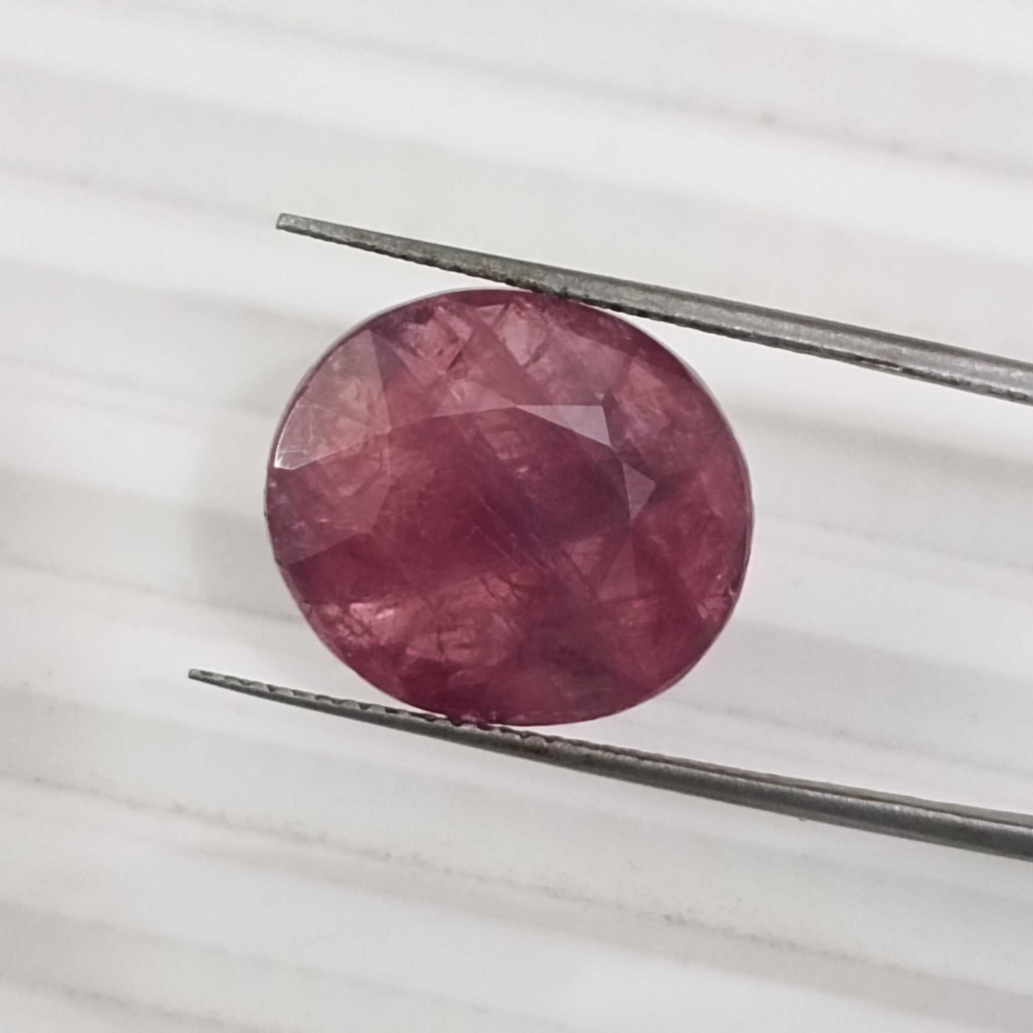 10.00ct natural unheated African origin ruby gemstone