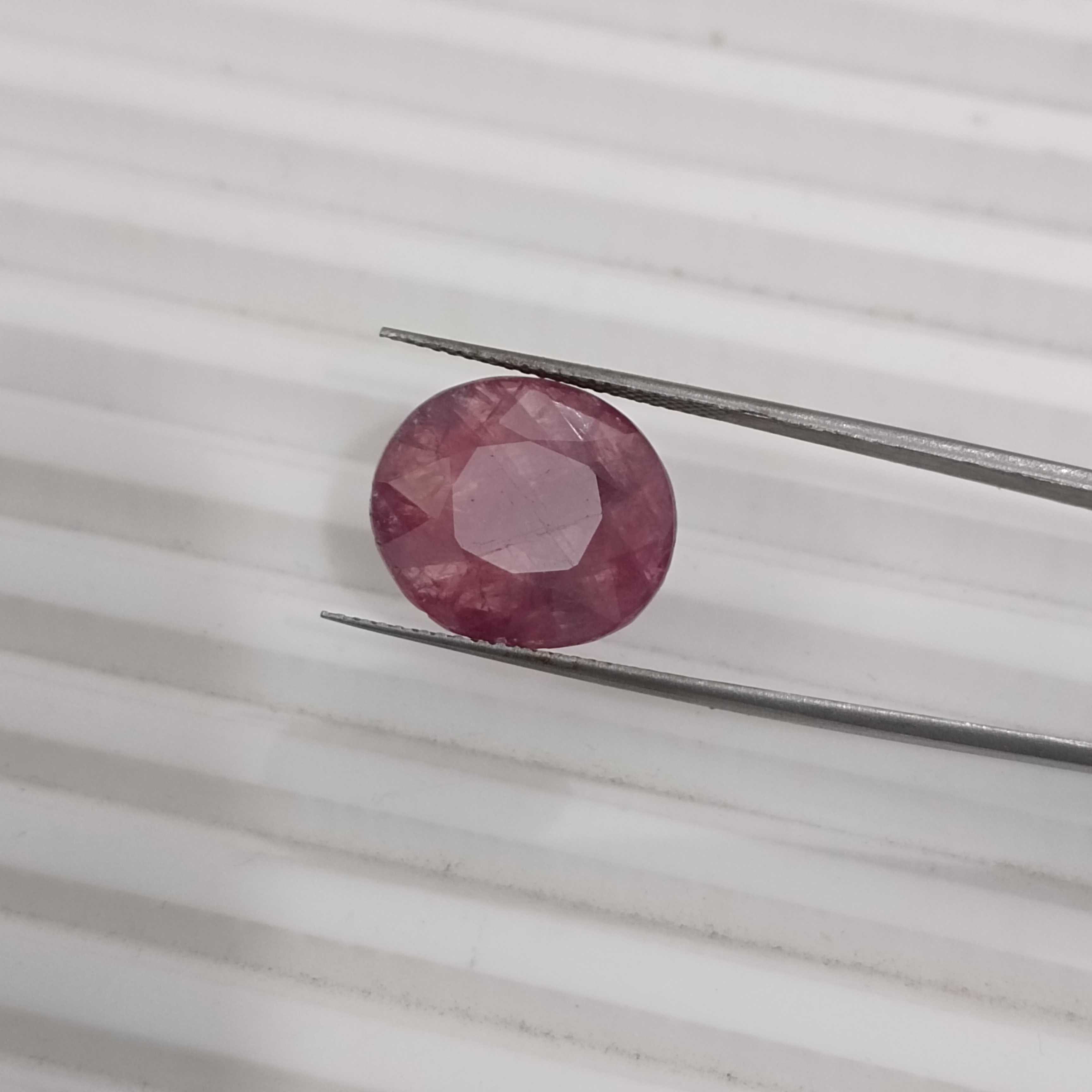 10.00ct natural unheated African origin ruby gemstone