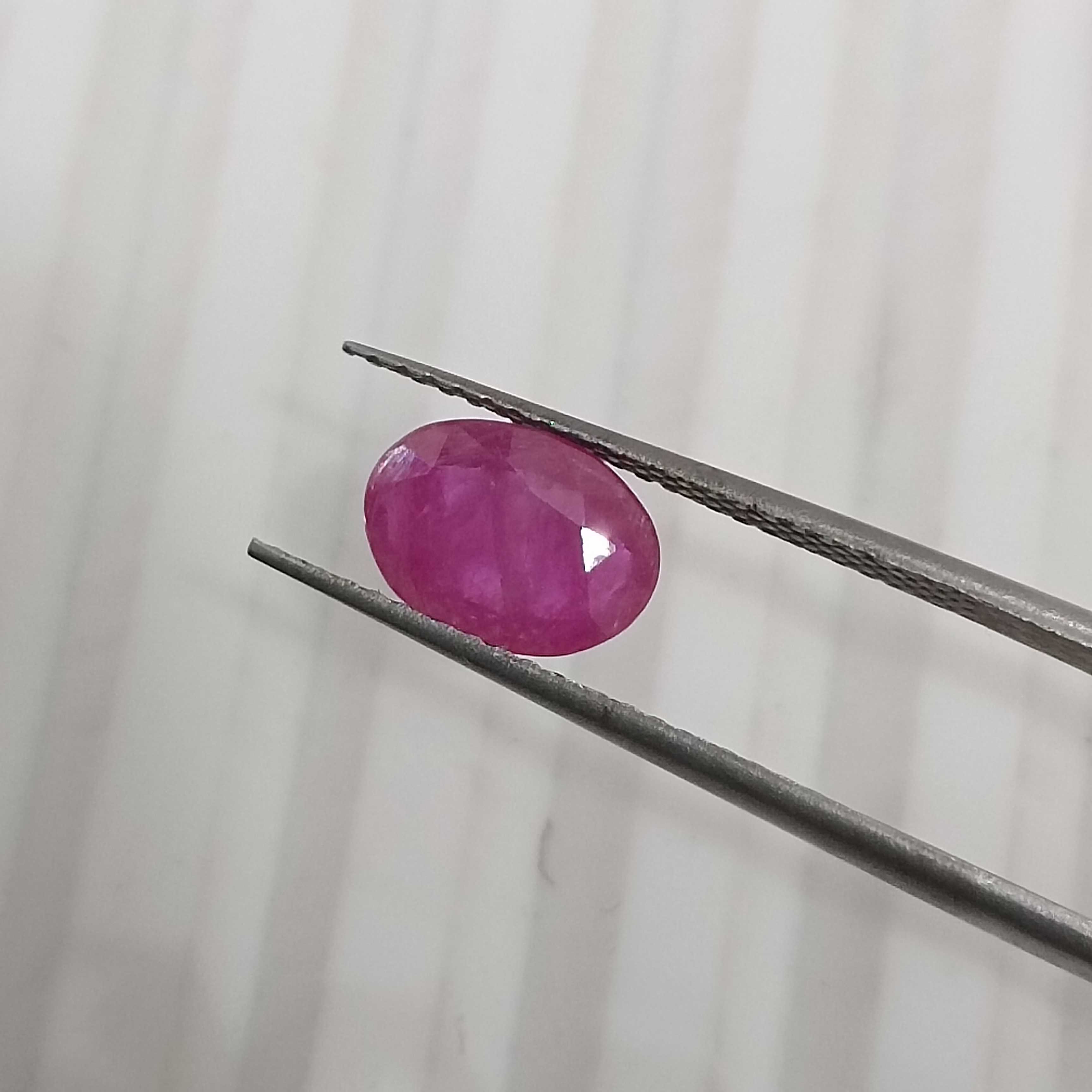 1.02 carat certified oval mix cut untreated red ruby gemstone 