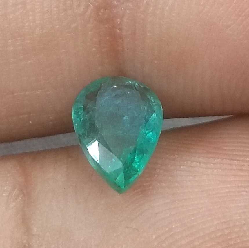 1.30ct GSI USA Certified Excellent luster Natural Zambian Emerald 