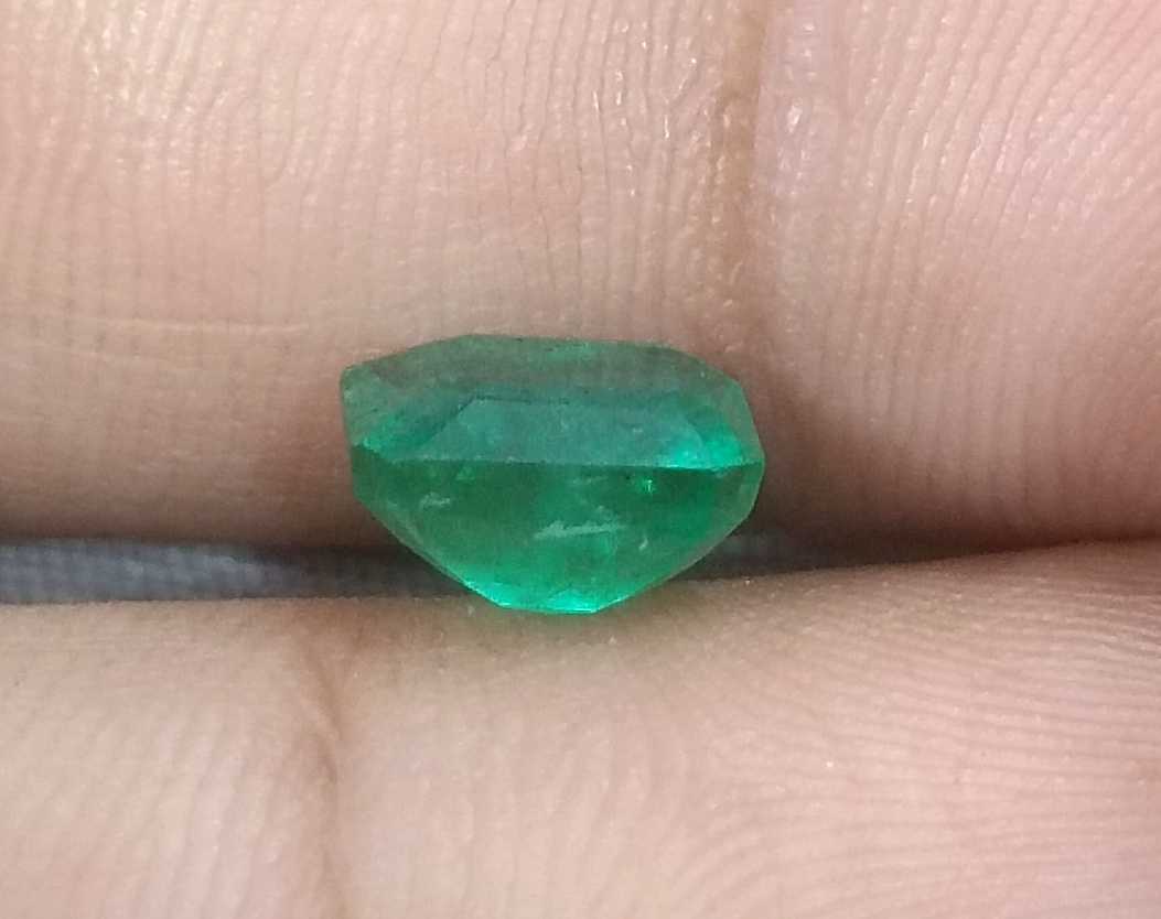 2.01ct GSI Certified Emerald Cut Zambian Emerald 