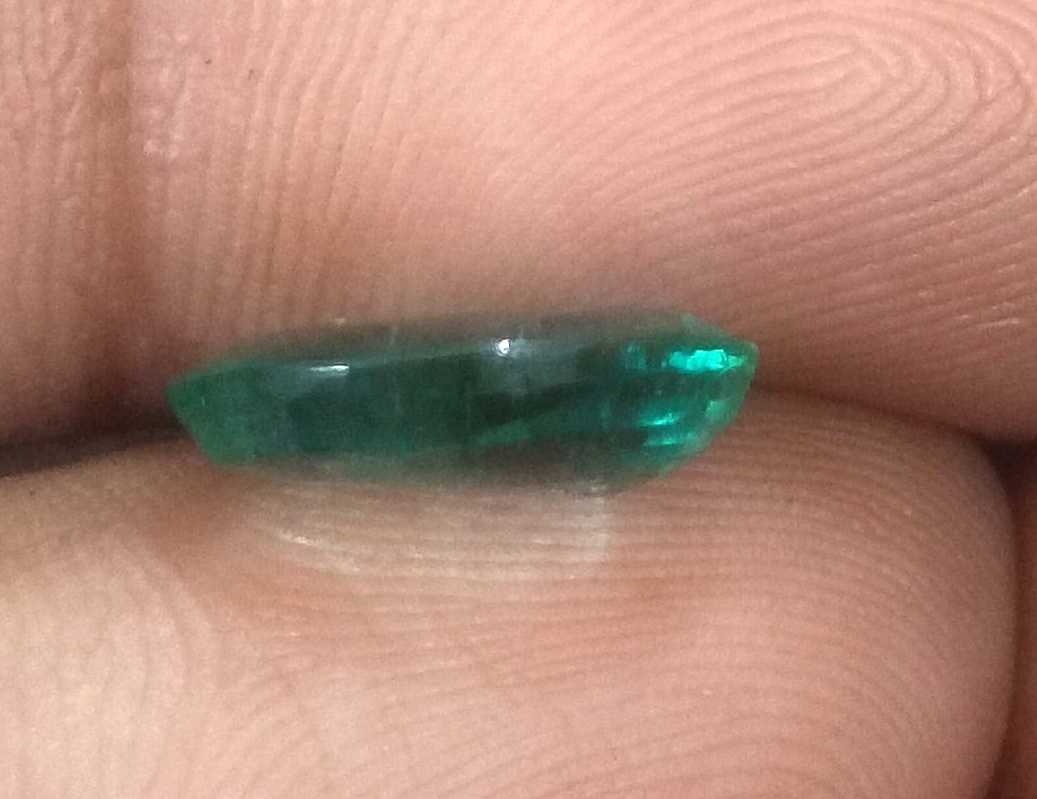 2.74ct GSI USA certified oval cut Zambian Emerald 
