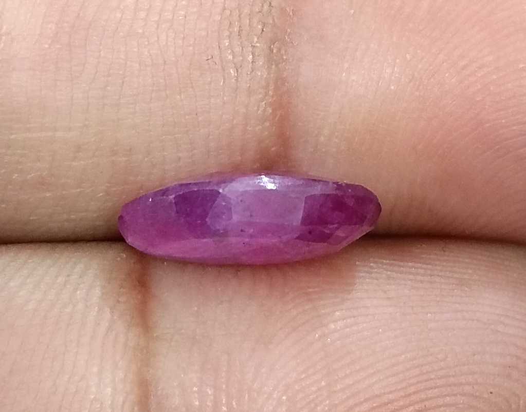 4.73ct Natural African ruby untreated oval cut loose gemstone 