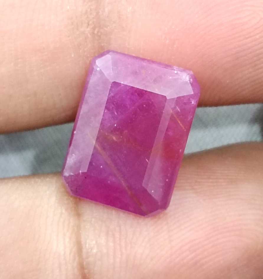 Big Size 10.81ct Natural African ruby untreated loose gemstone 