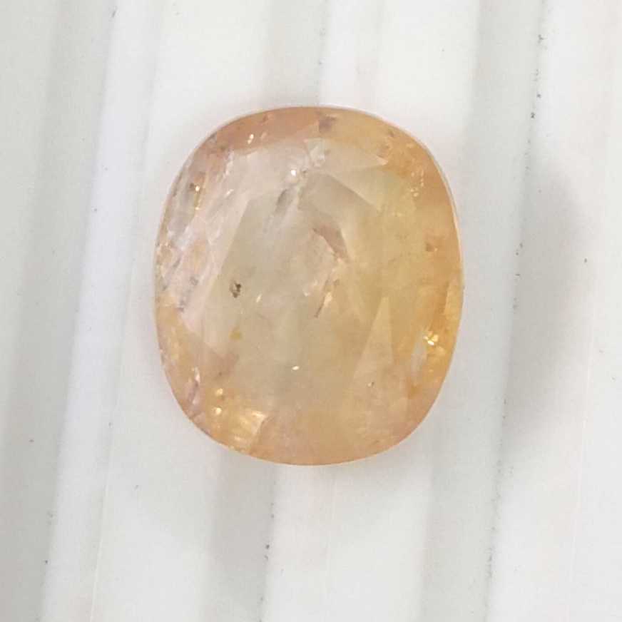 4.63ct AGRL certified padparadscha sapphire oval cut loose gemstone./