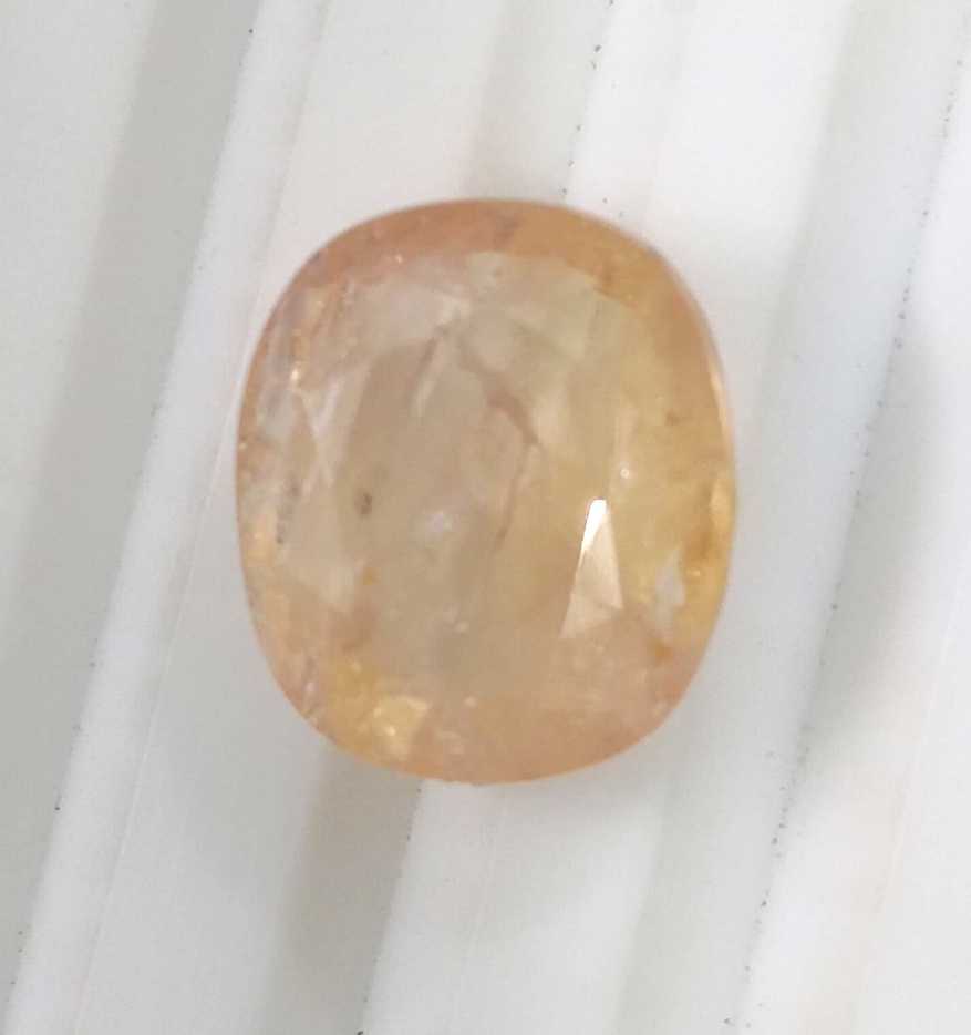 4.63ct AGRL certified padparadscha sapphire oval cut loose gemstone.