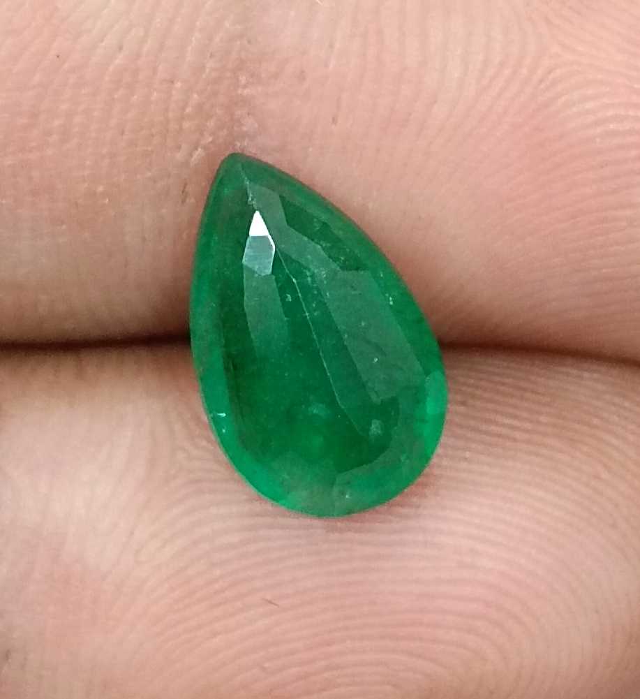 3.05ct GSI USA certified Zambian emerald deep velvet green stone