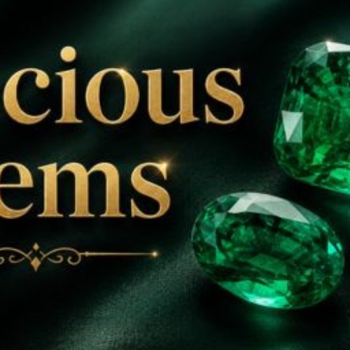 natural Zambian emerald stone/