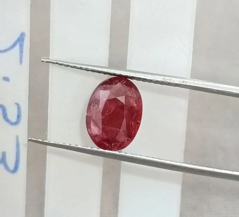 2.53ct Unheated natural ruby vibrant royal crimson red SGL certified Oval stone