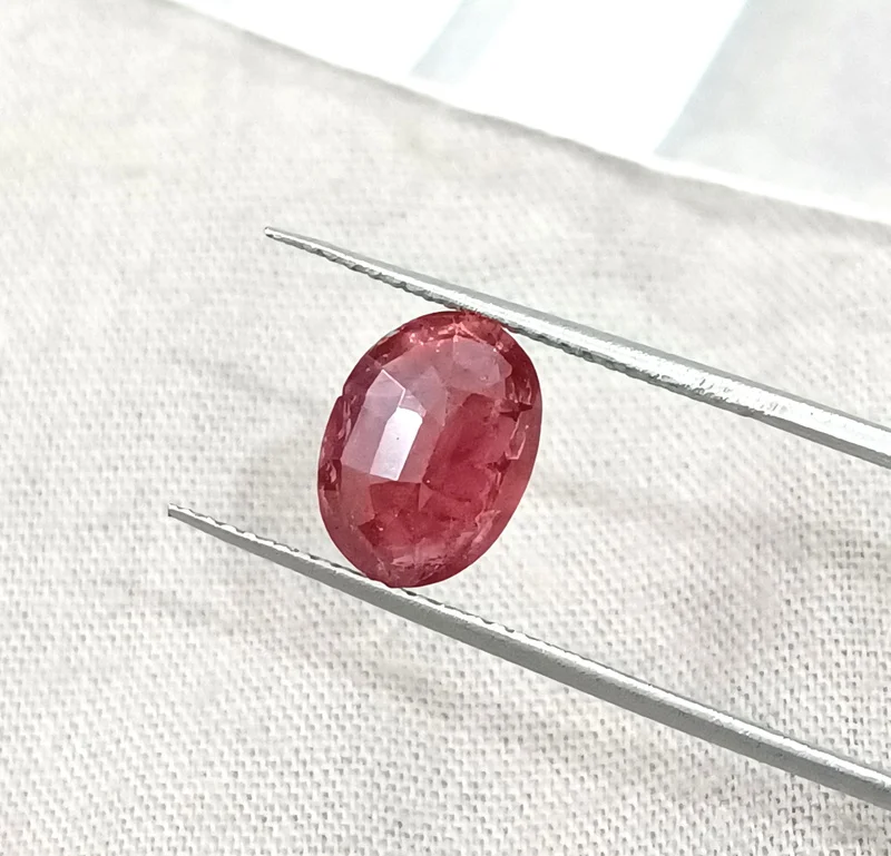 2.53ct Unheated natural ruby vibrant royal crimson red SGL certified Oval stone