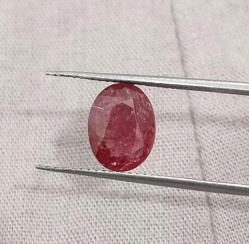 2.09ct Untreated Ruby Deep Red SGL Certified Oval Gemstone