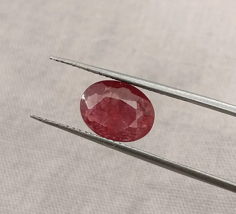 2.09ct Untreated Ruby Deep Red SGL Certified Oval Gemstone