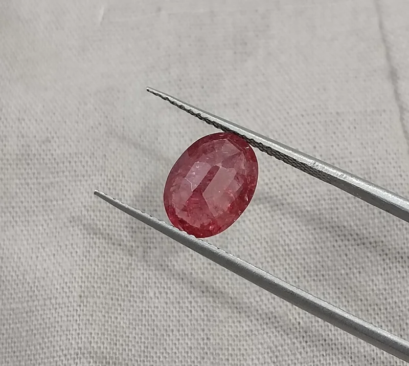 2.09ct Untreated Ruby Deep Red SGL Certified Oval Gemstone