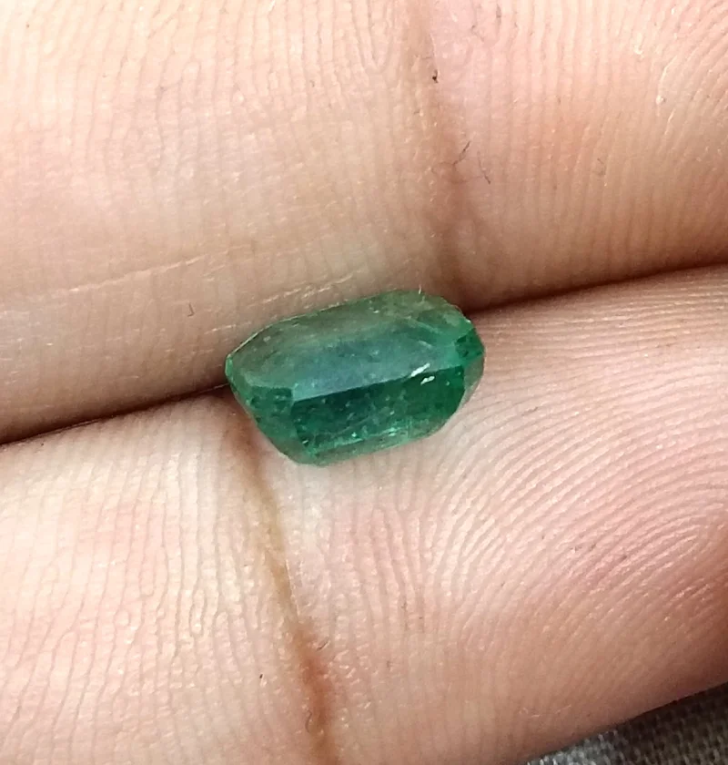 2.60ct Natural Emerald SGL certified medium green octagon loose gemstone