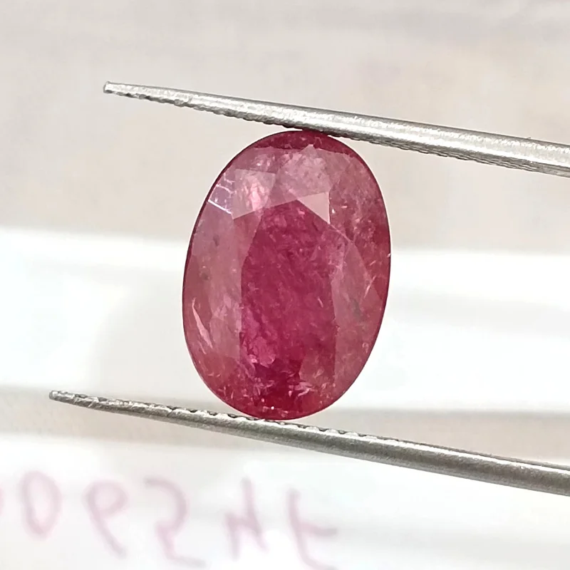 3.25ct Untreated ruby crimson red SGL certified loose gemstone/