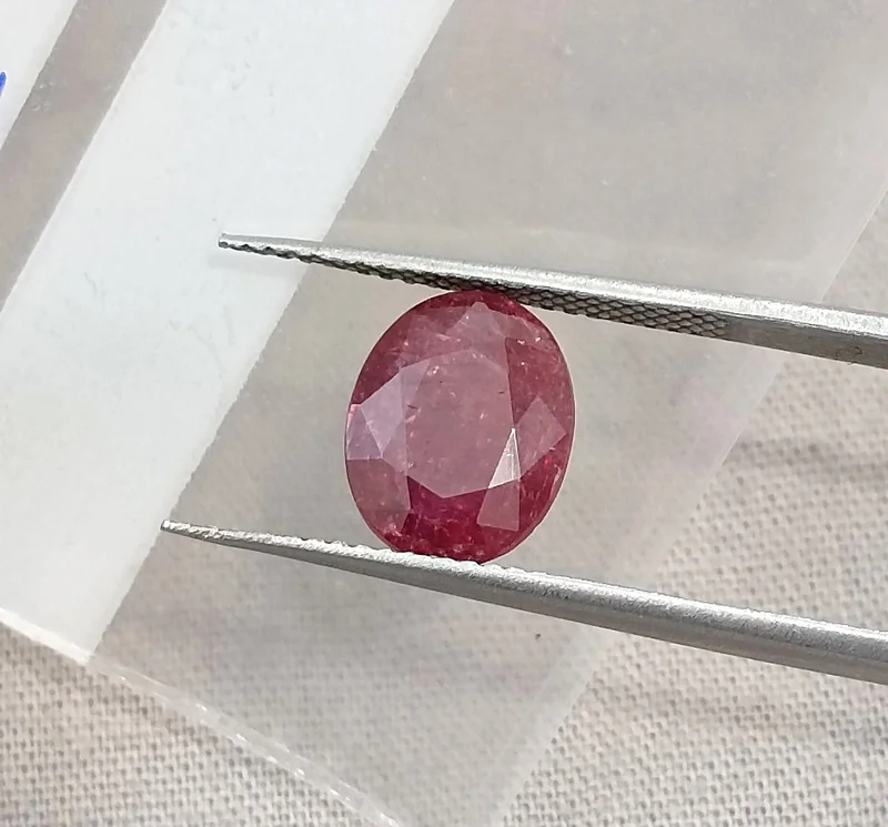 2.39cts Unheated ruby deep cherry red SGL certified gemstone