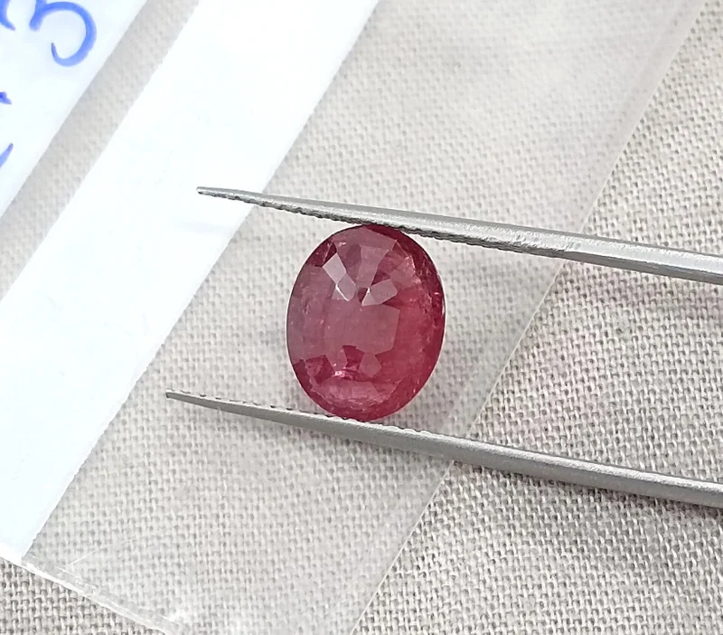 2.39cts Unheated ruby deep cherry red SGL certified gemstone