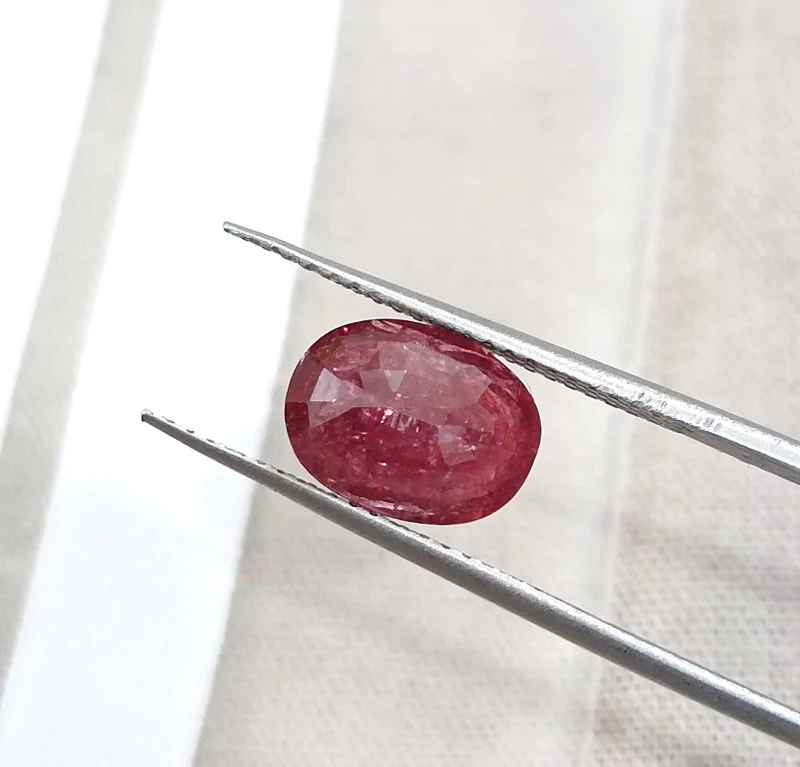 2.23ct Unheated ruby deep rasberry red SGL certified loose gemstone