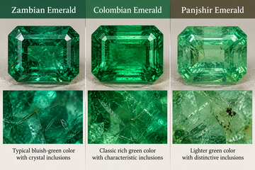 Zambian vs Colombian vs Panjshir Emeralds | Prices & Quality