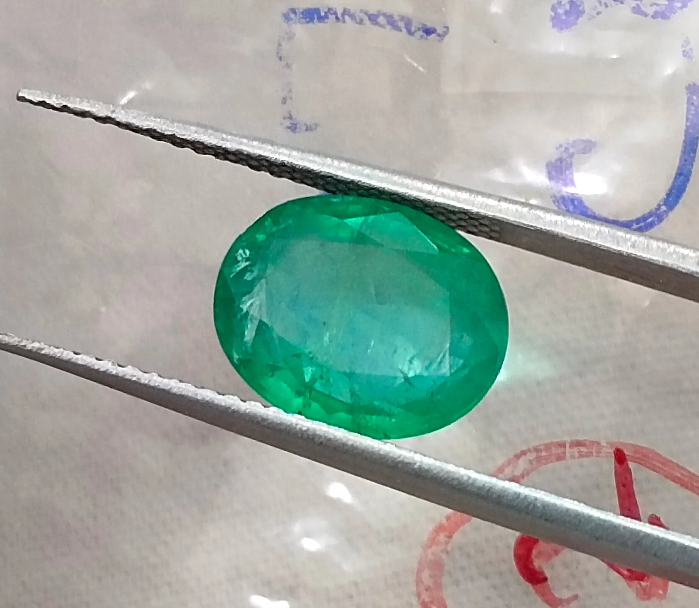 2.72ct Natural emerald medium deep spring green SGL certified stone