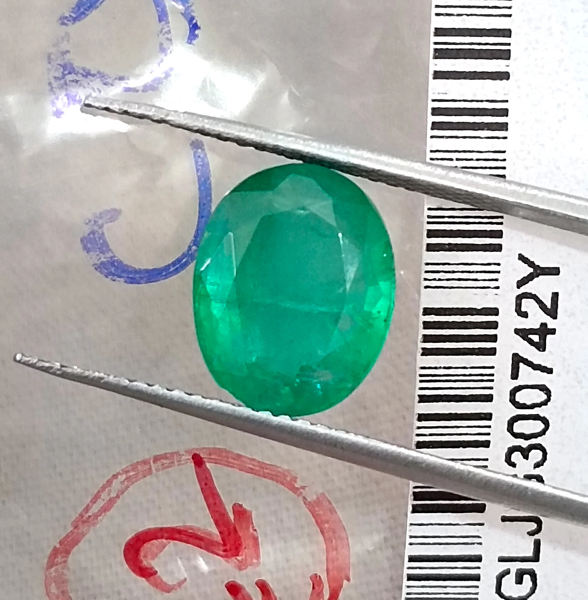 2.72ct Natural emerald medium deep spring green SGL certified stone