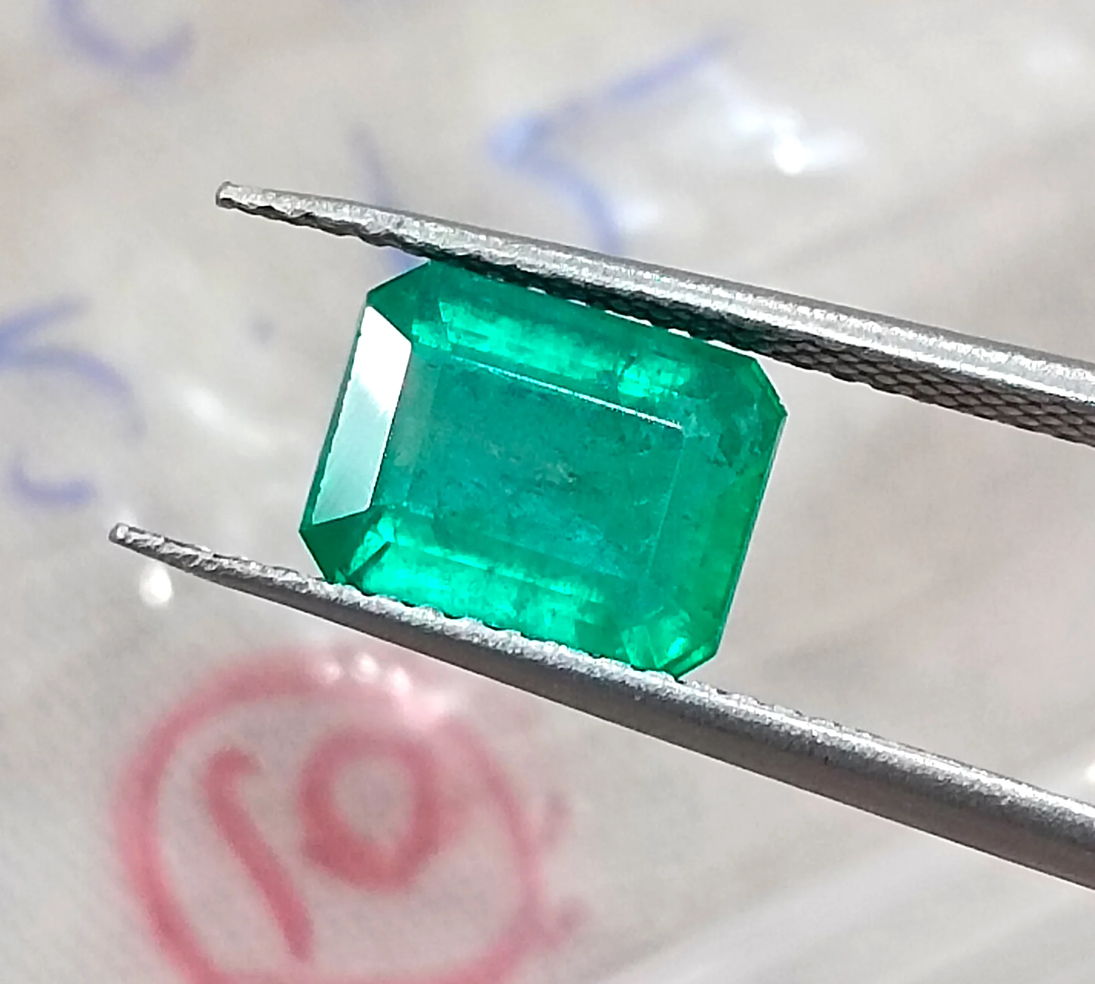 2.12ct Natural Panjshir emerald medium velvet green Octagon SGL certified/