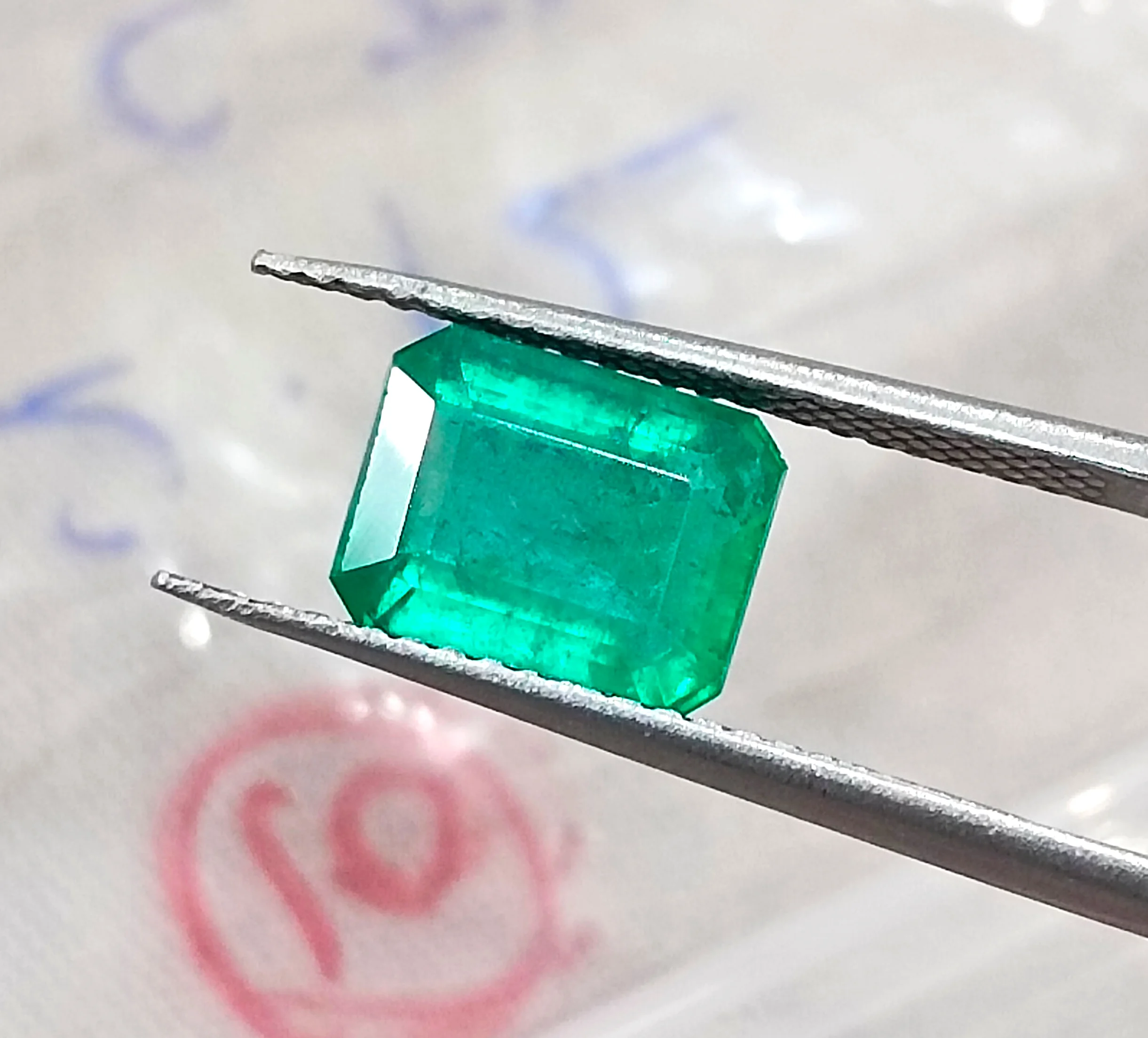 2.12ct Natural Panjshir emerald medium velvet green Octagon SGL certified