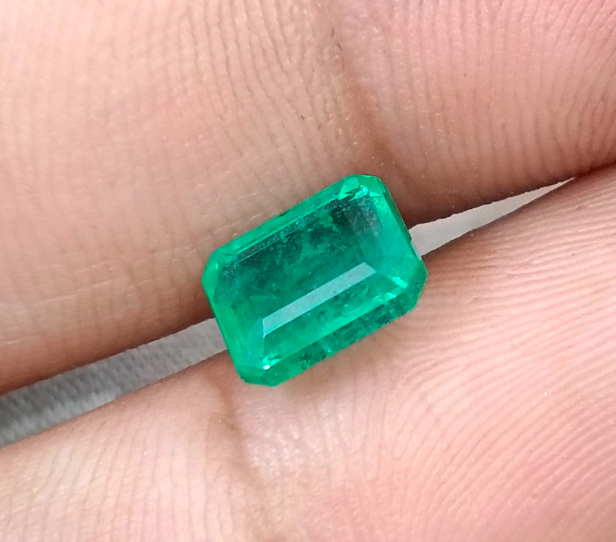 2.12ct Natural Panjshir emerald medium velvet green Octagon SGL certified